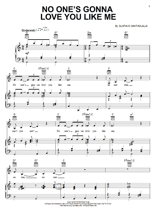 Produktbild zu: No One's Gonna Love You Like Me