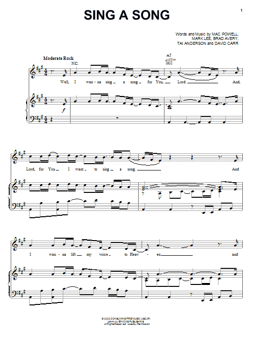 Produktbild zu: Sing A Song