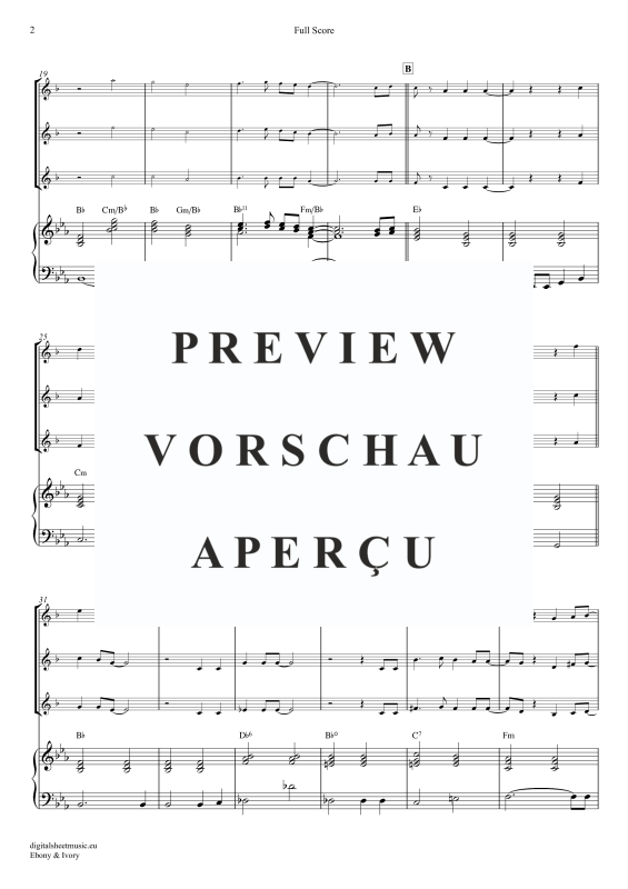 Produktgalerie: Seite 3 von 11 Ebony And Ivory, McCartney, Paul/Wonder, Stevie, (Trompeten Trio + Klavier)
