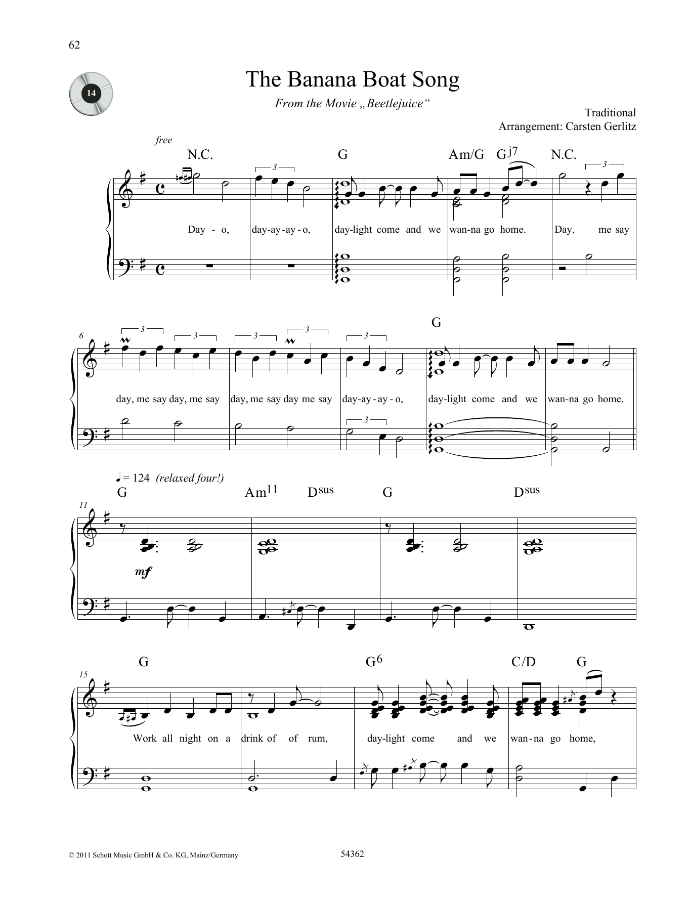 Product gallery: Page 1 of 1 The Banana Boat Song, Carsten Gerlitz