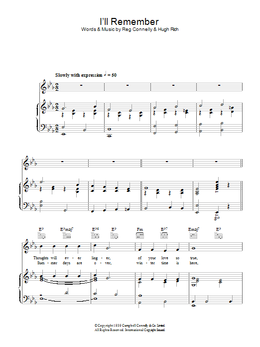 Product gallery: Page 1 of 1 I'll Remember, Al Bowlly
