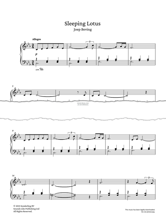 Produktgalerie: Seite 1 von 1 Sleeping Lotus, Joep Beving, Klavier