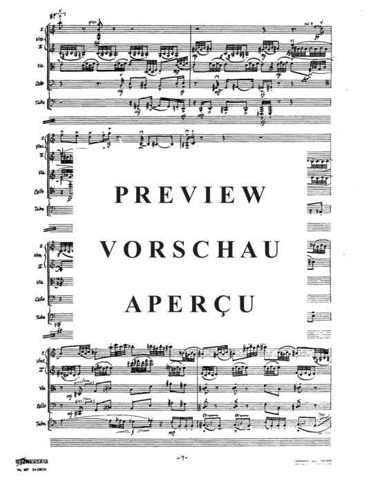 Produktgalerie: Seite 11 von 21 Quintet , , (Quintett für Streicherquartett + Tuba Solo)