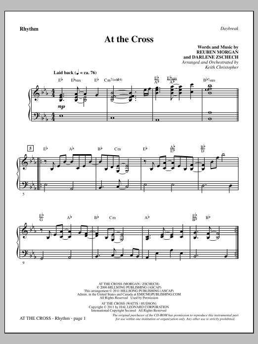 Product picture to: At The Cross - Rhythm