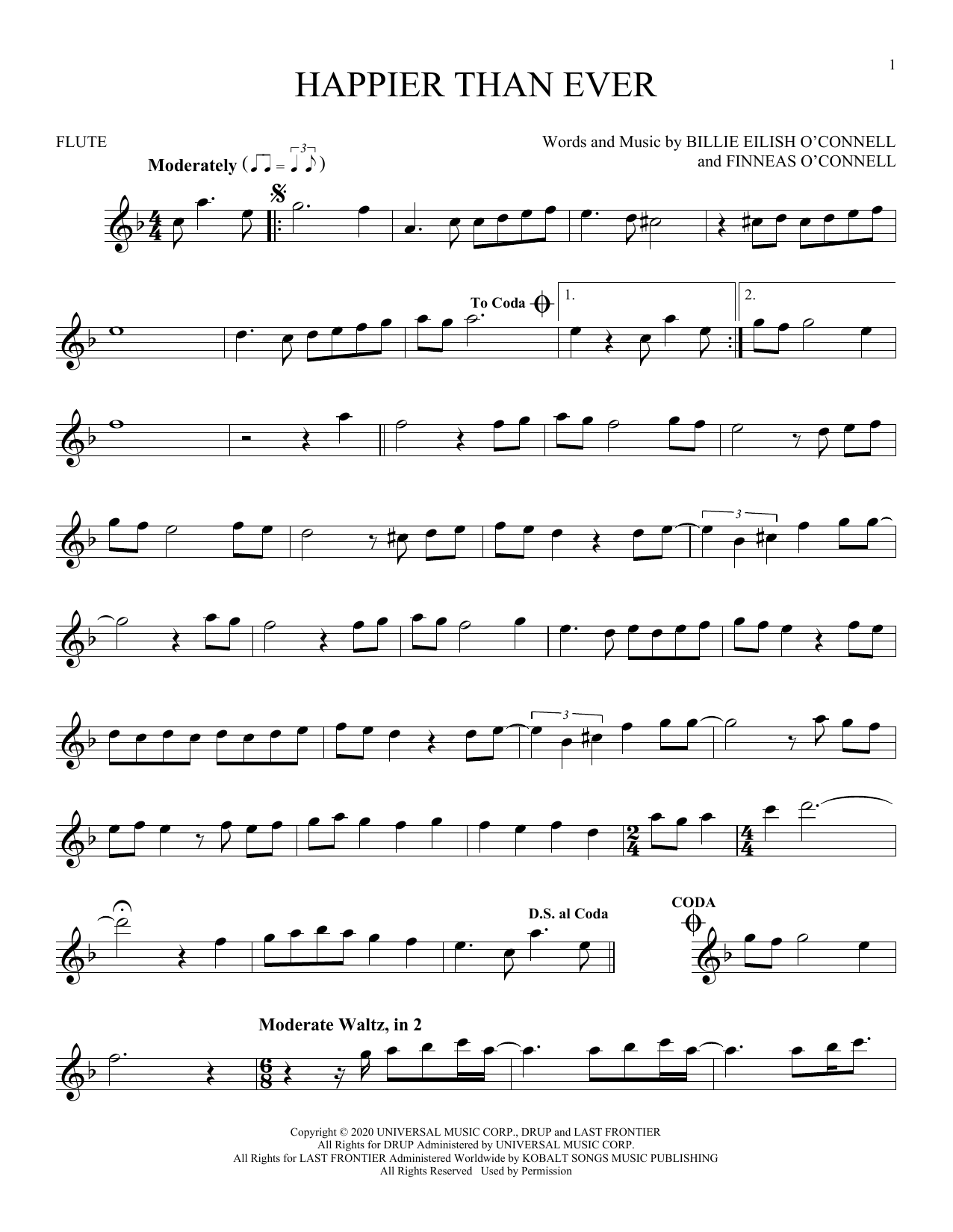 Product gallery: Page 1 of 1 Happier Than Ever, Billie Eilish