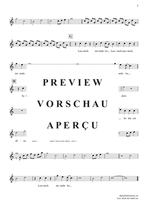 Product gallery: Page 4 of 4 Lass mich nie mehr los , Sportfreunde Stiller, Clarinet in B-flat