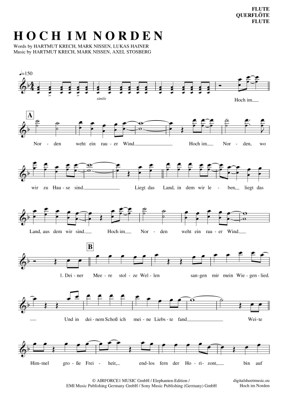 Product picture to: Hoch Im NordenSantiano