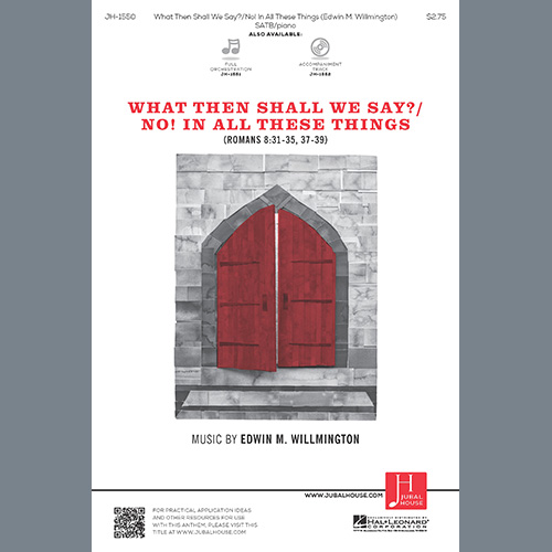 cover: What Then Shall We Say?, Edwin Willmington