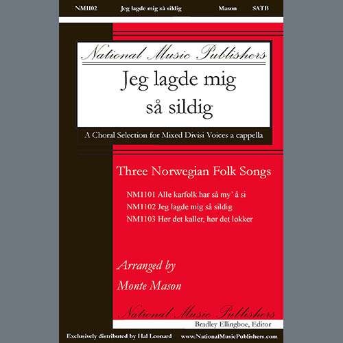 cover: Jeg Lagde Mig Sa Sildig, Monte Mason