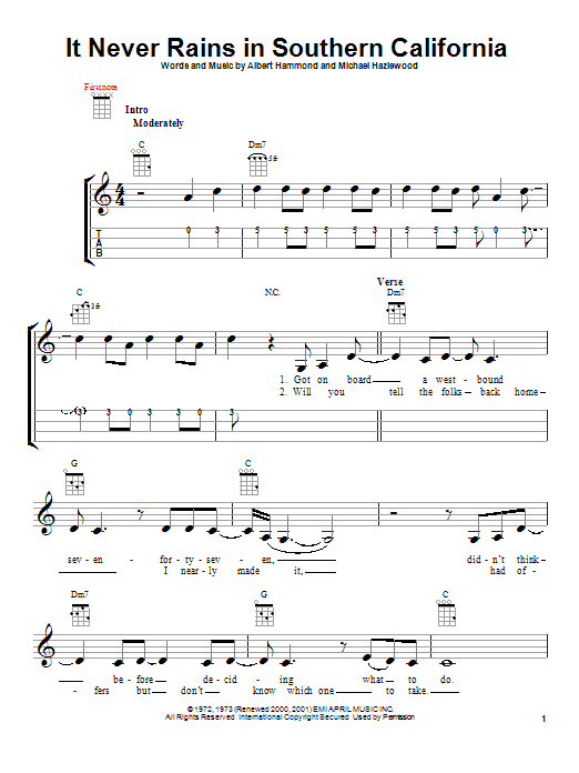 Product gallery: Page 1 of 1 It Never Rains In Southern California, Albert Hammond