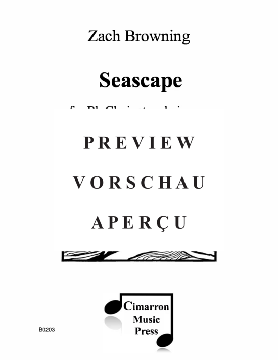 gallery: Seascape , , (Klarinette und Klavier)