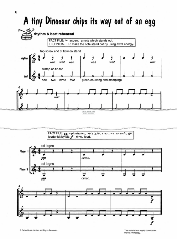 Produktgalerie: Seite 1 von 1 A Tiny Dinosaur Chips Its Way Out Of An Egg, Mary Cohen, Violine