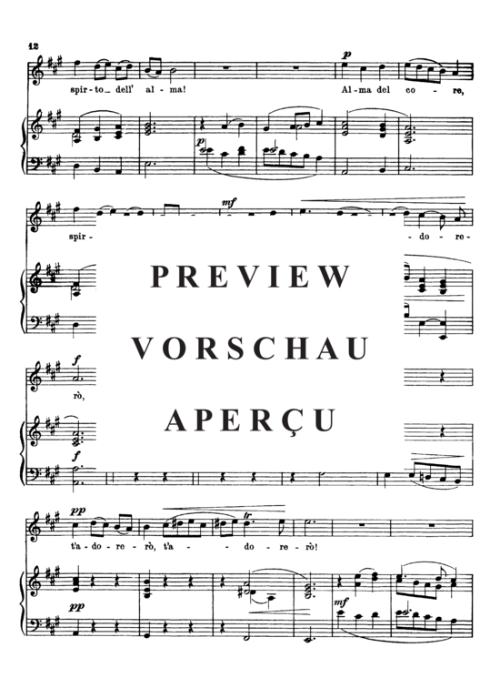 Product gallery: Page 3 of 6 Alma del core, Parisotti, Alessandro, High Voice and Piano