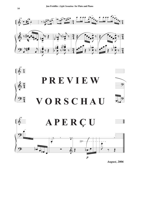 Product gallery: Page 15 of 21 Light Sonatina , , (flute + piano)