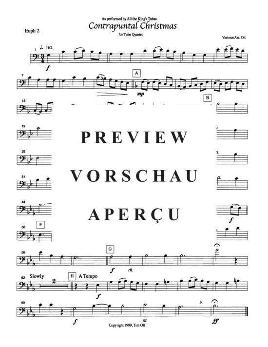 Product gallery: Page 6 of 12 Contrapuntal Christmas , , (Tuba Quartett EETT)