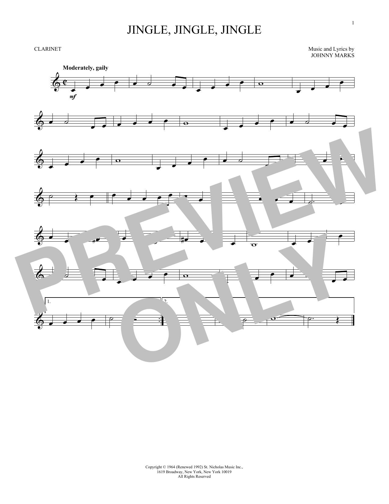 Product gallery: Page 1 of 1 Jingle, Jingle, Jingle, Johnny Marks