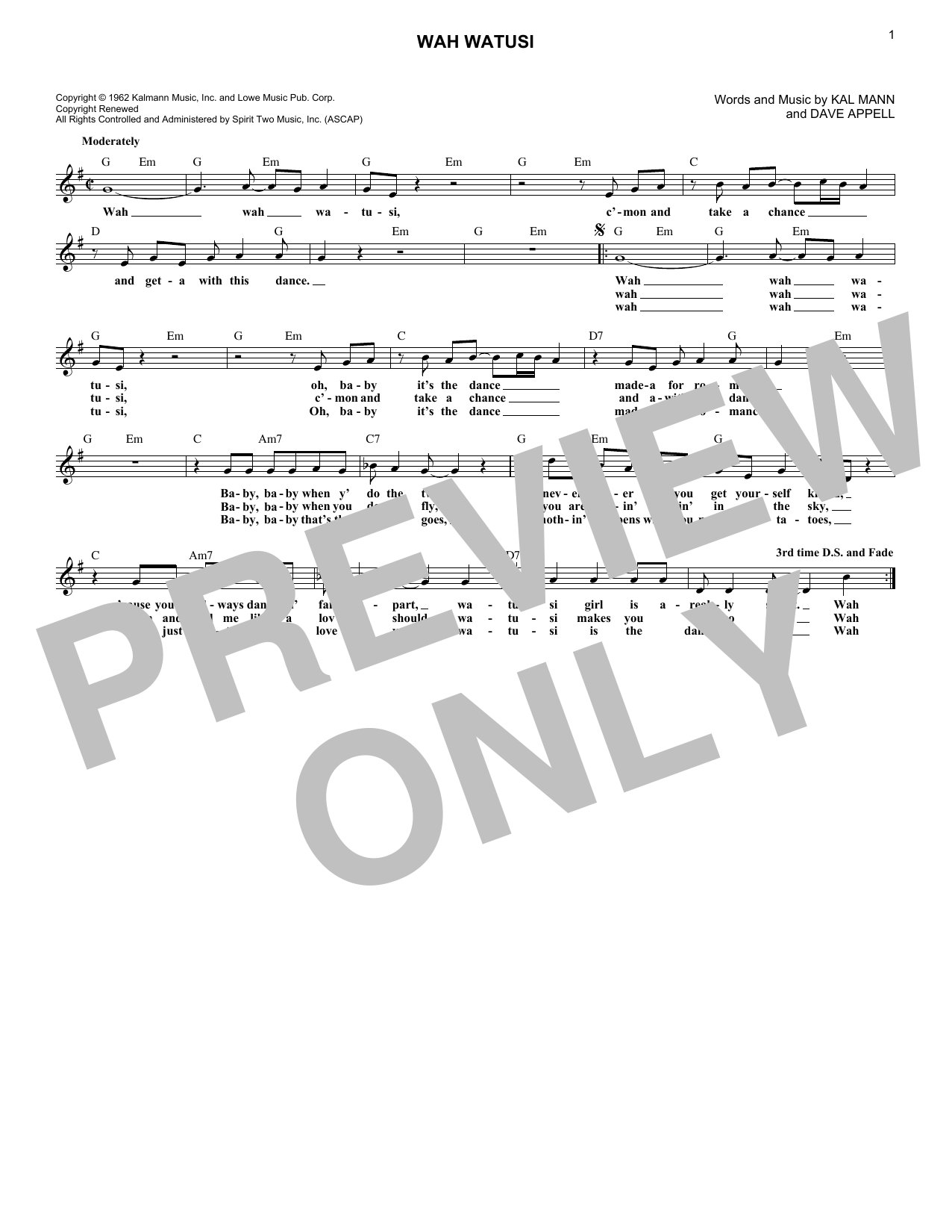 Produktbild zu: Wah Watusi