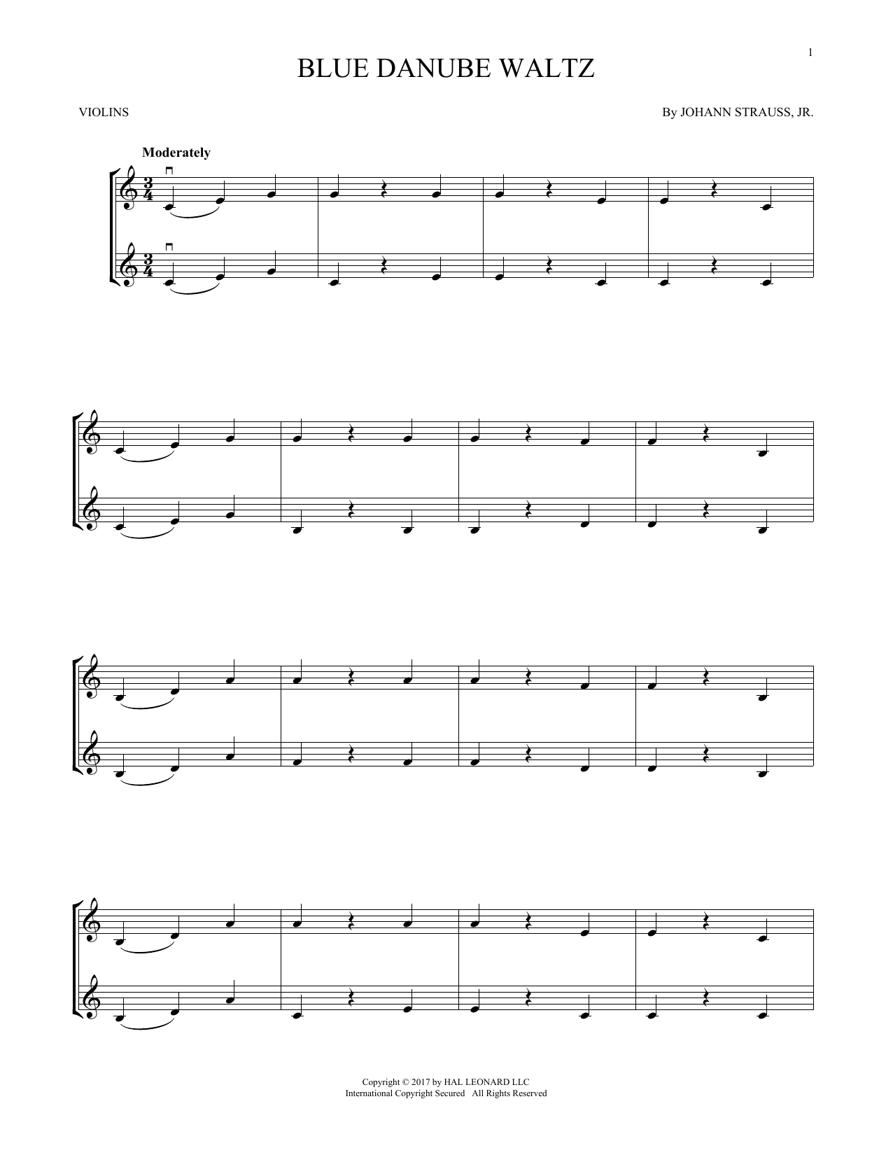 Product gallery: Page 1 of 1 The Beautiful Blue Danube, Op. 314, Johann Strauss II