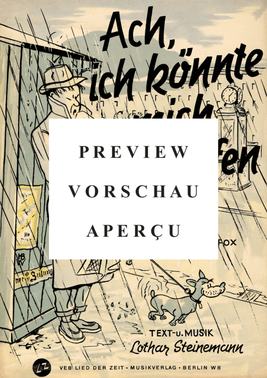 Product gallery: Page 2 of 4 Ach, ich könnte mich zerrupfen , , Piano and Voice