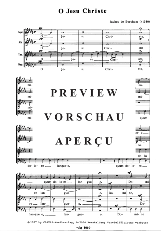 gallery: O Jesu Christe , , (Gemischter Chor)