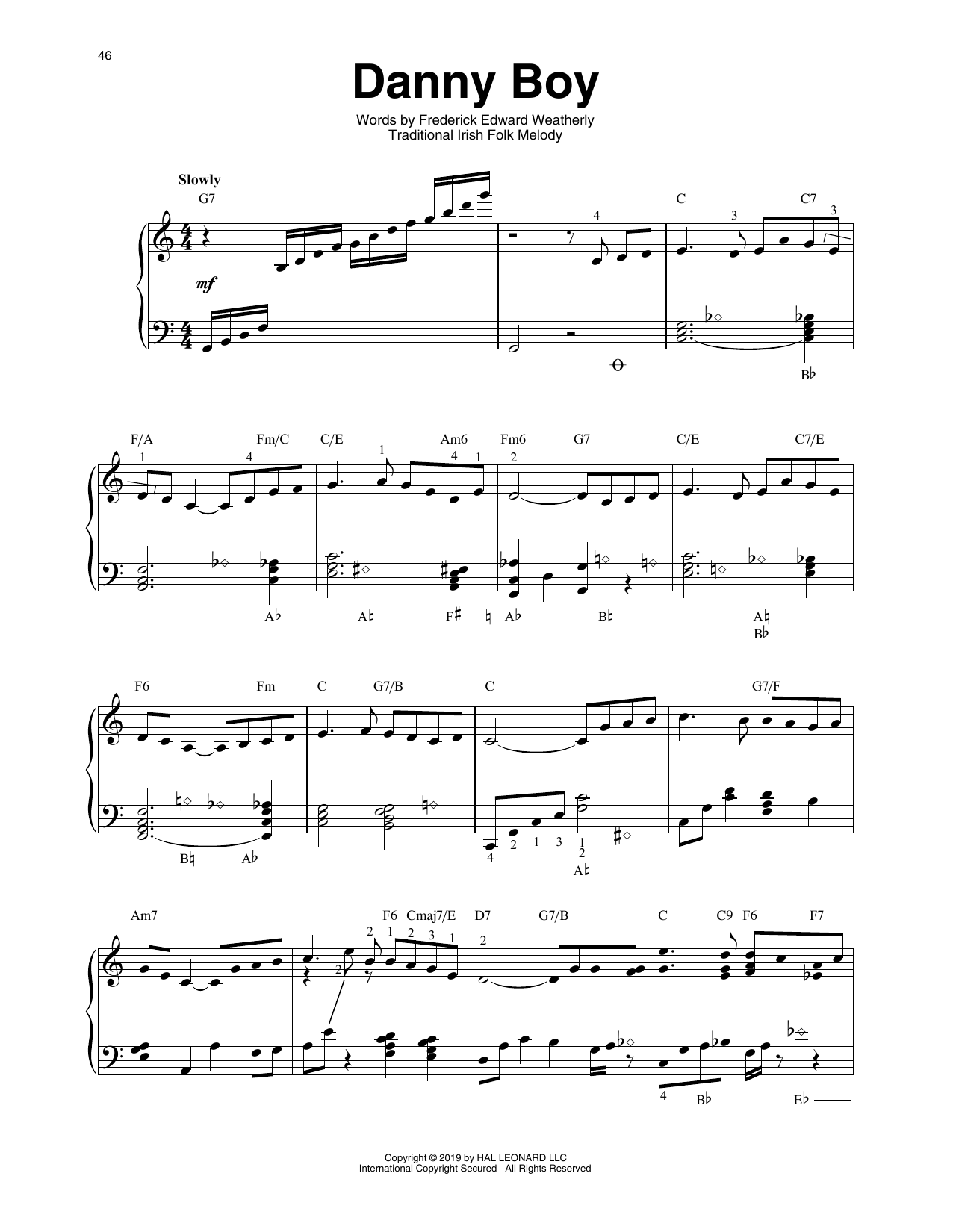 Produktgalerie: Seite 1 von 1 Danny Boy, Frederick Edward Weatherly, Harfe