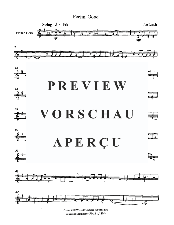 Produktgalerie: Seite 8 von 10 Feelin' Good, , Blechbläserquintett