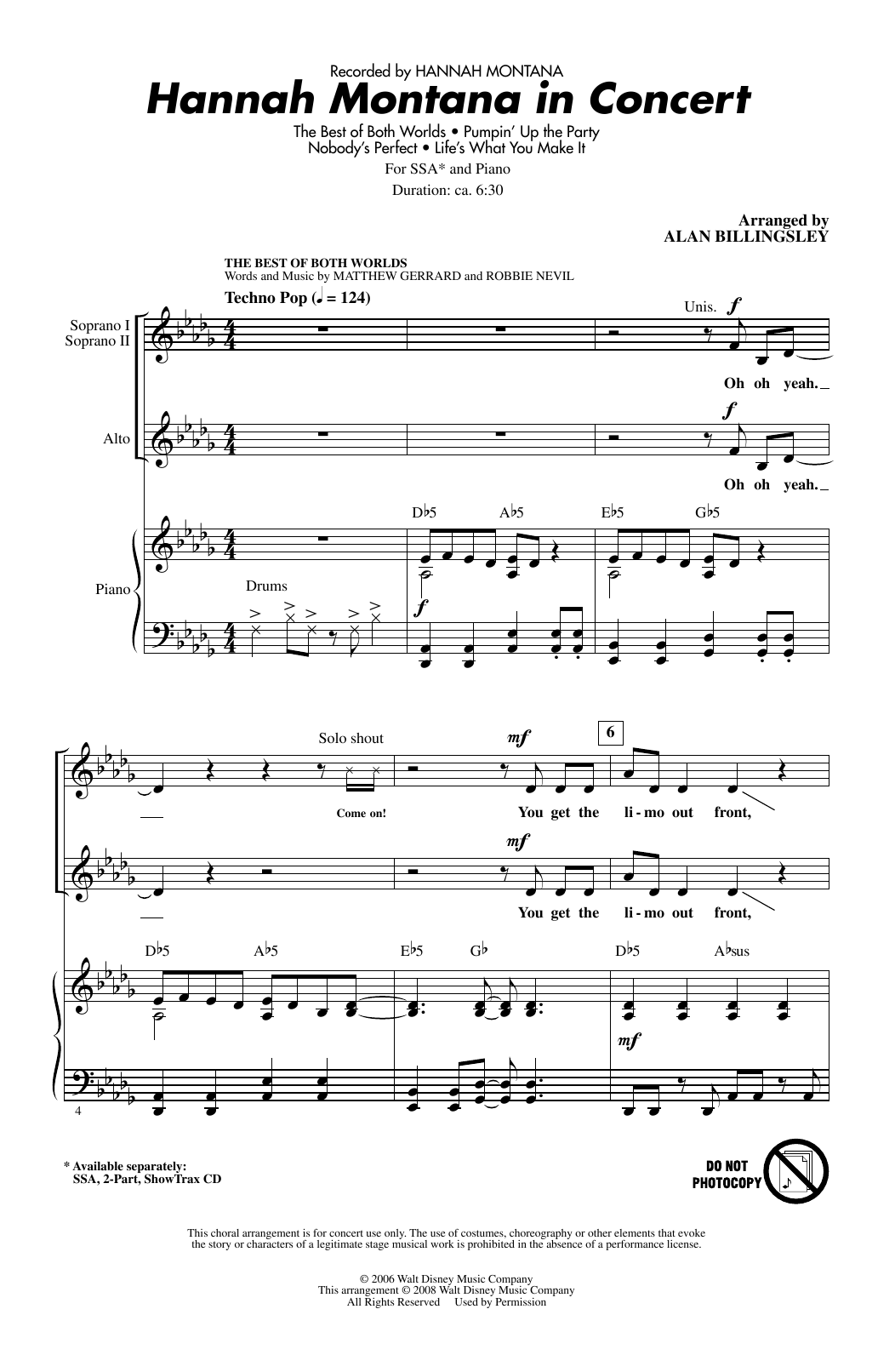 Produktgalerie: Seite 1 von 1 Hannah Montana In Concert, Alan Billingsley, Chor