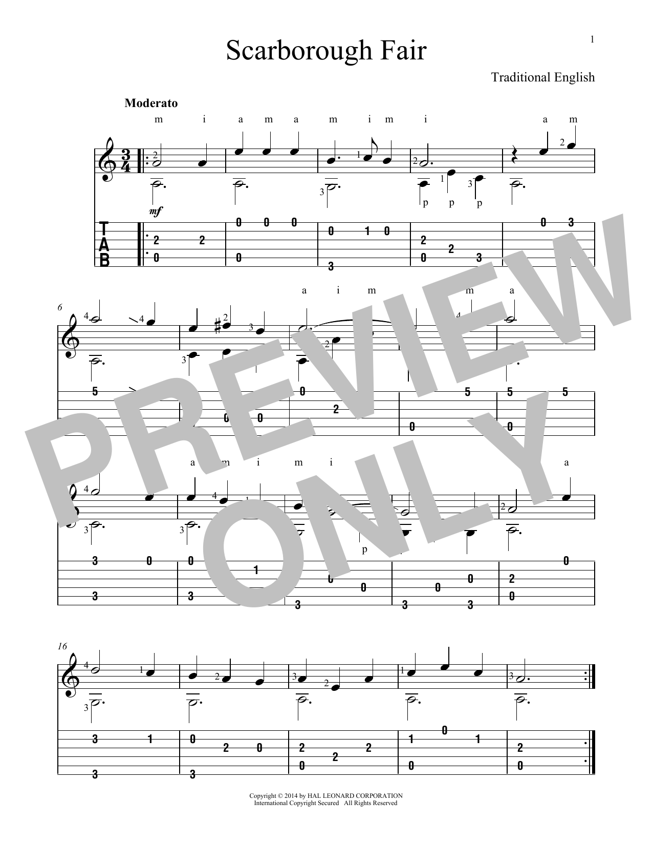 Product gallery: Page 1 of 1 Scarborough Fair, Traditional English