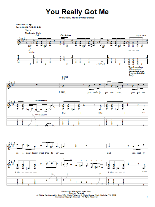 Produktgalerie: Seite 1 von 1 You Really Got Me, Van Halen, Gitarre