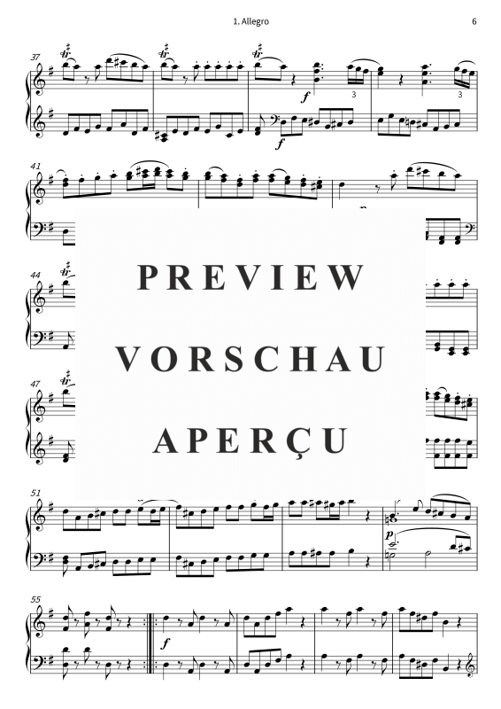 Produktgalerie: Seite 8 von 11 Une petite musique de nuit - Sérénade n° 13, , Klavier Solo