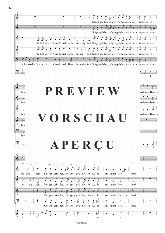 gallery: Sei gegrüßet, Jesu , , (Gemischter Chor)