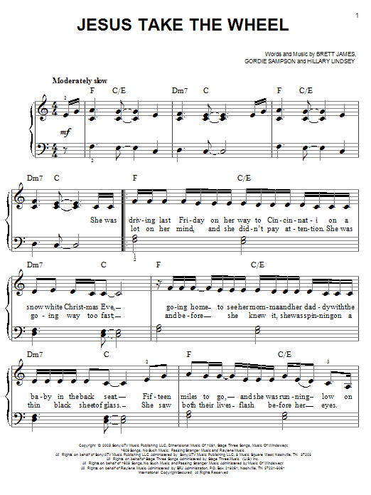 Produktbild zu: Jesus Take The Wheel