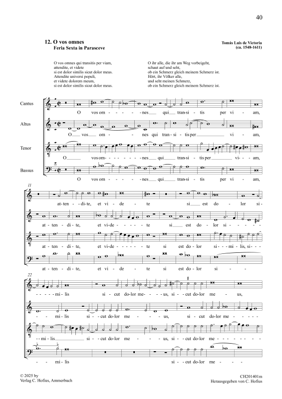 gallery: O vos omnes, , (Gemischter Chor)