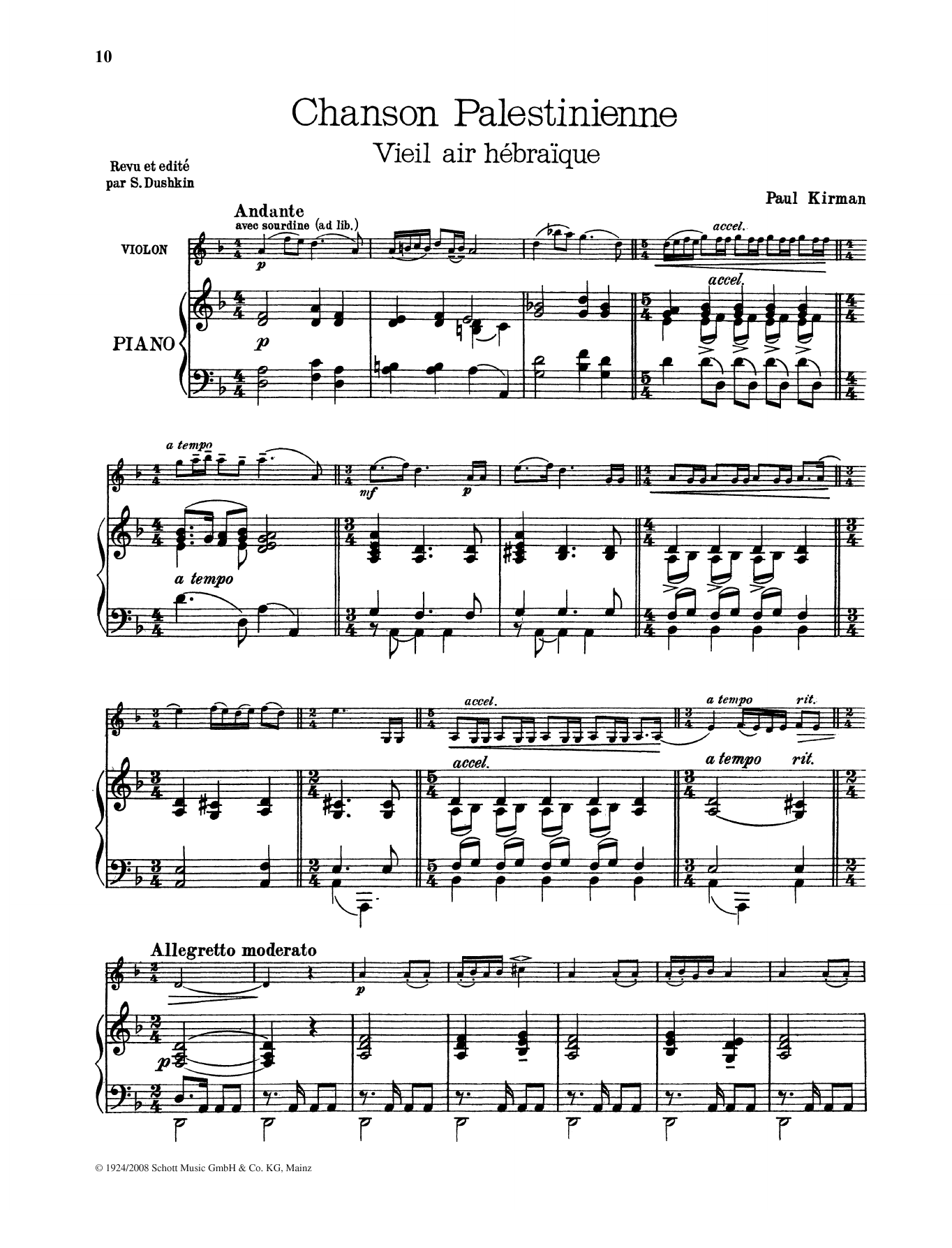 Produktbild zu: Chanson Palestinienne