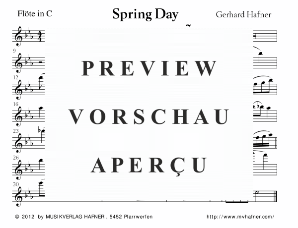Product gallery: Page 8 of 11 Spring Day, , (large wind orchestra)