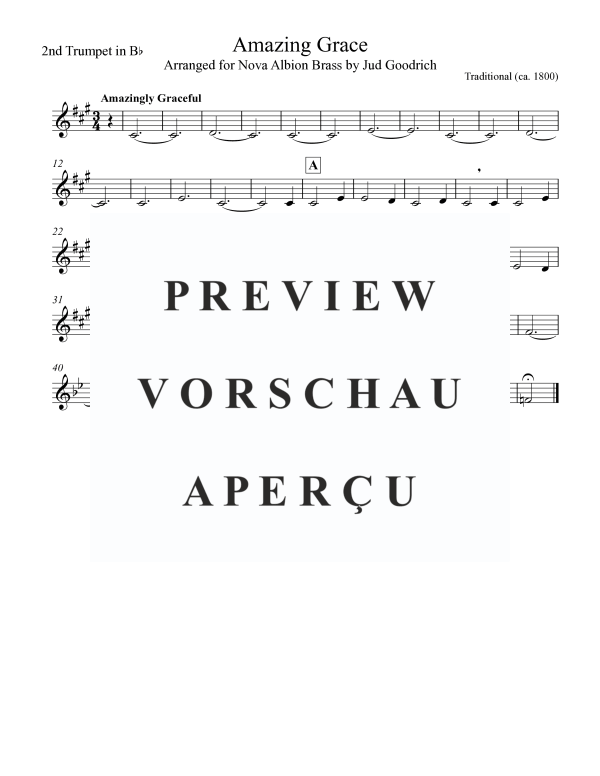 Product gallery: Page 6 of 10 Amazing Grace, , Brass Quintet