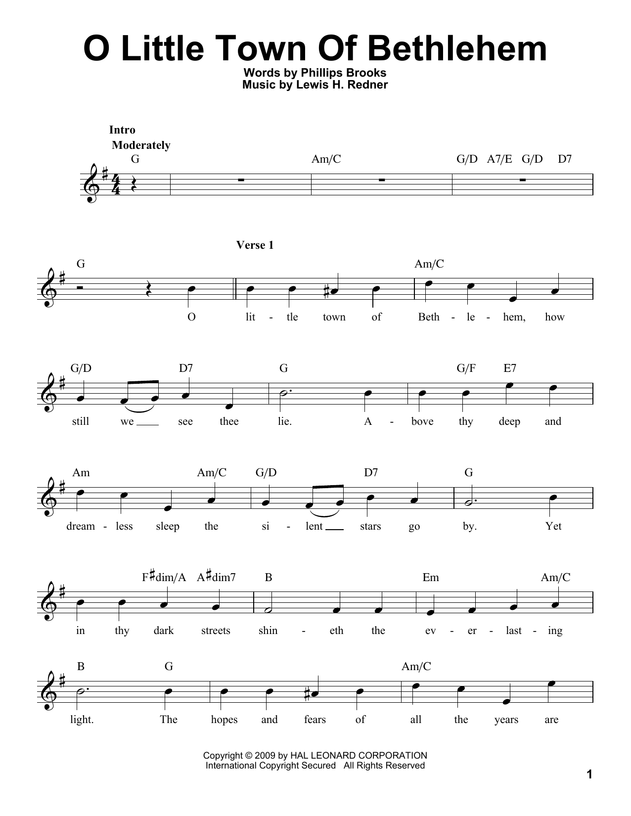Produktbild zu: O Little Town Of Bethlehem