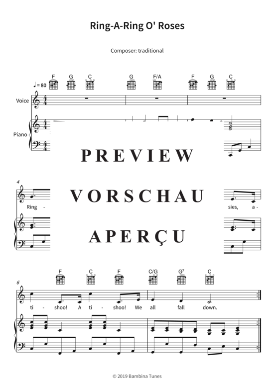 Produktbild zu: Ring-A-Ring O´ Rosestraditional