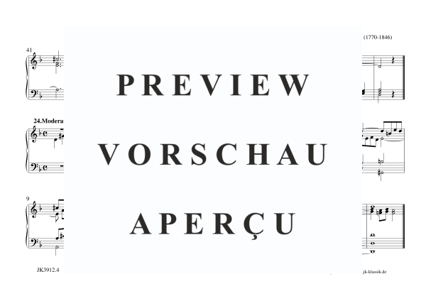 gallery: Vor und Nachspiele D-Moll 6 Stück, , (Orgel Solo)