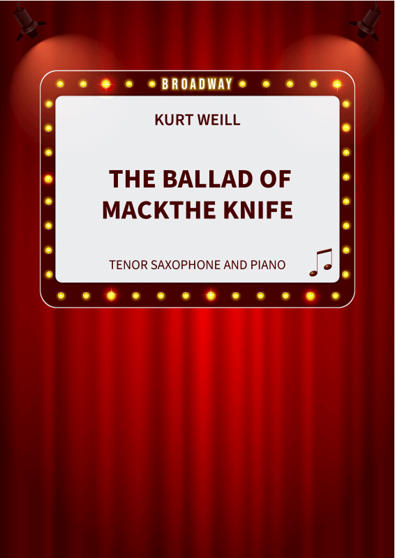 Product picture to: The Ballad of Mackthe KnifeKurt Weill