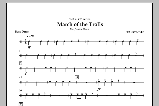 Produktbild zu:  March of the Trolls - Bass Drum - 