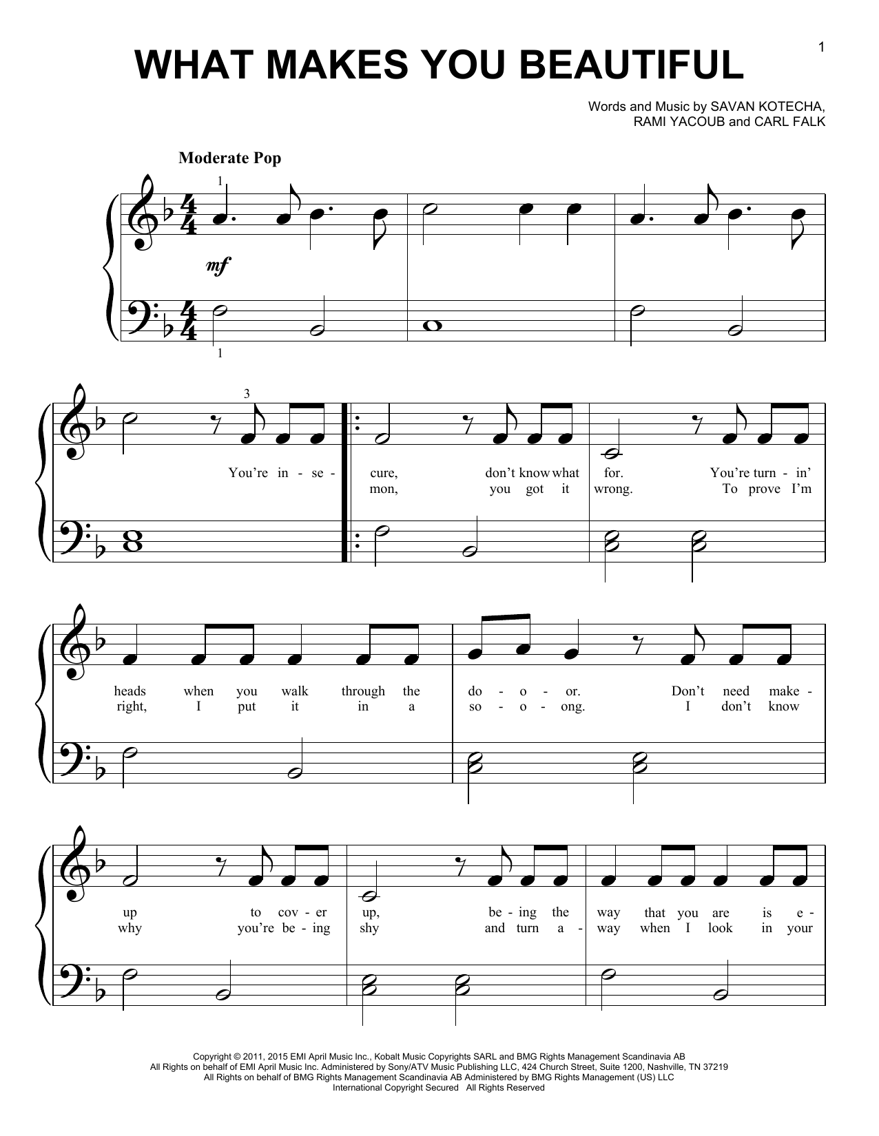 Product picture to:  What Makes You Beautiful - One Direction