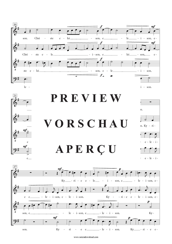 Produktgalerie: Seite 3 von 18 Messe , , (Gemischter Chor SATB)