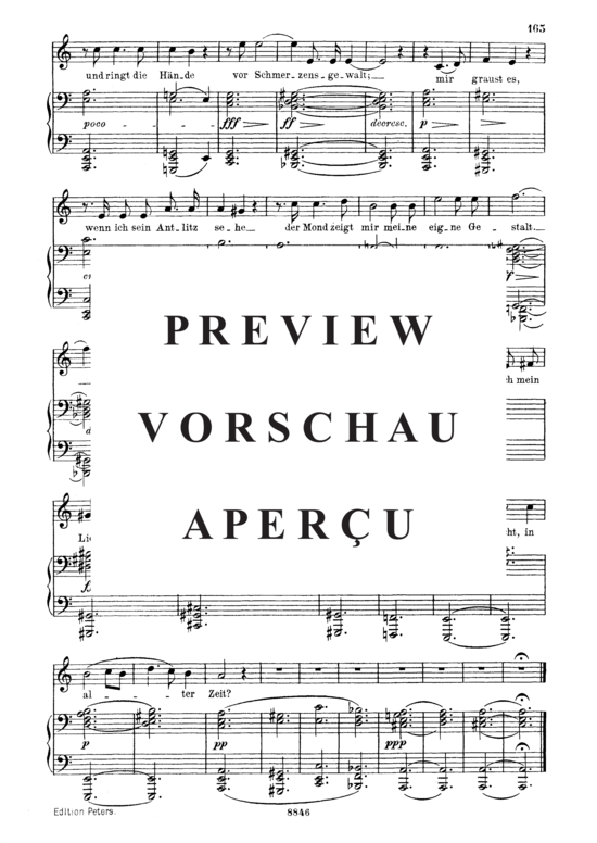 Product gallery: Page 3 of 3 Der Doppelgânger, D.957-13 (Schwanengesang), , Medium Voice and Piano