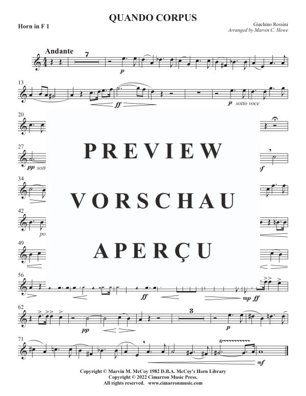 Product gallery: Page 8 of 11 Quando Corpus, , Horn Quartett