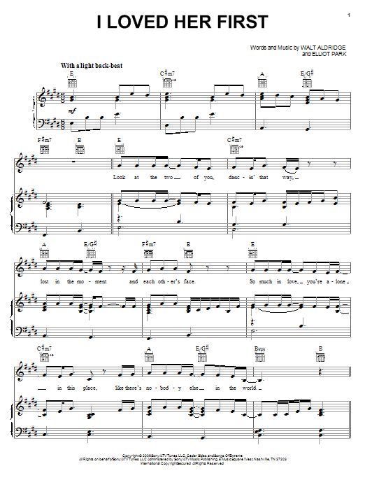 Product picture to:  I Loved Her First - Heartland