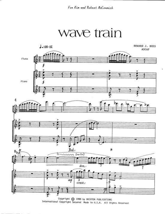 gallery: Wave Train , , (Flöte und Klavier)