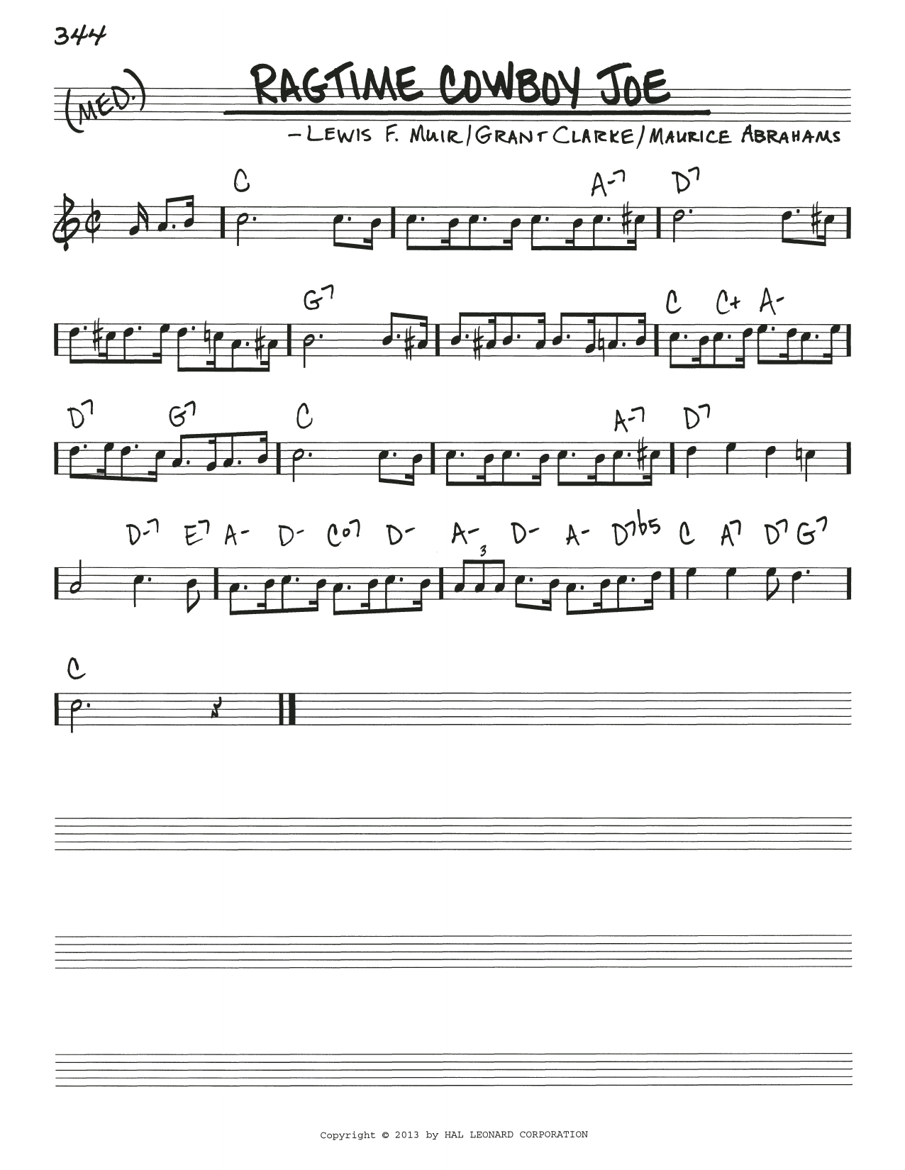 Produktbild zu: Ragtime Cowboy Joe
