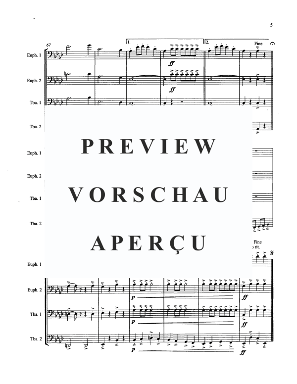Produktgalerie: Seite 8 von 11 Ohlone Suite, , Tuba Quartett EETT