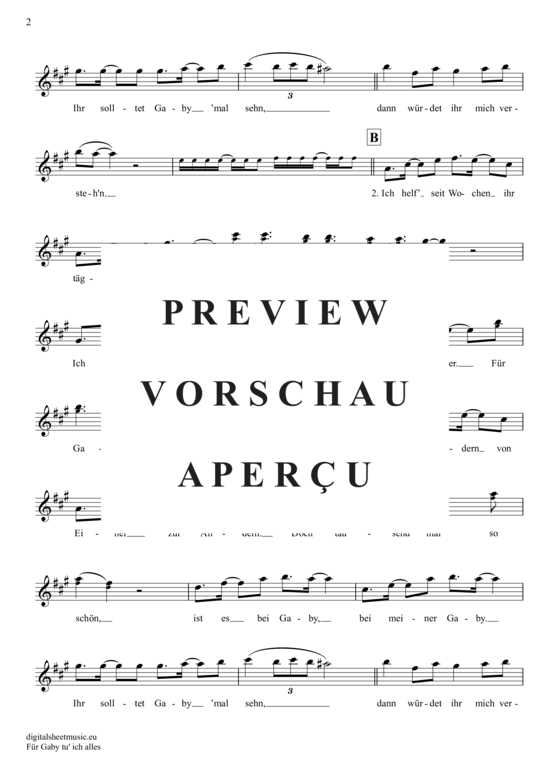 Product gallery: Page 3 of 4 Für Gaby tu ich alles , Böttcher, Gerd, Alto Saxophone